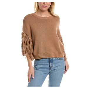 Splendid Fringe Sleeve Sweater Size M